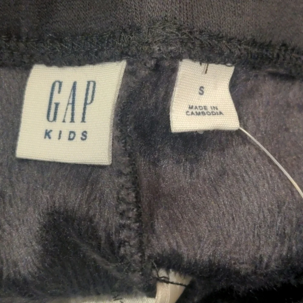 Gap Black Cozy Lined Leggings with Tie Dye Design size Small